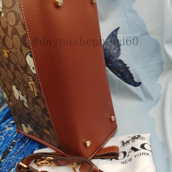 Coach Snoopy print tote bag - Picture 11 of 12